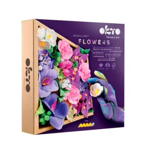 OKTO DIY Wood & Craft Flower Clay Kit - Flowers: Inspiration