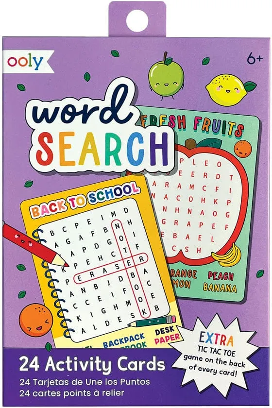 Ooly Word Search Activity Cards