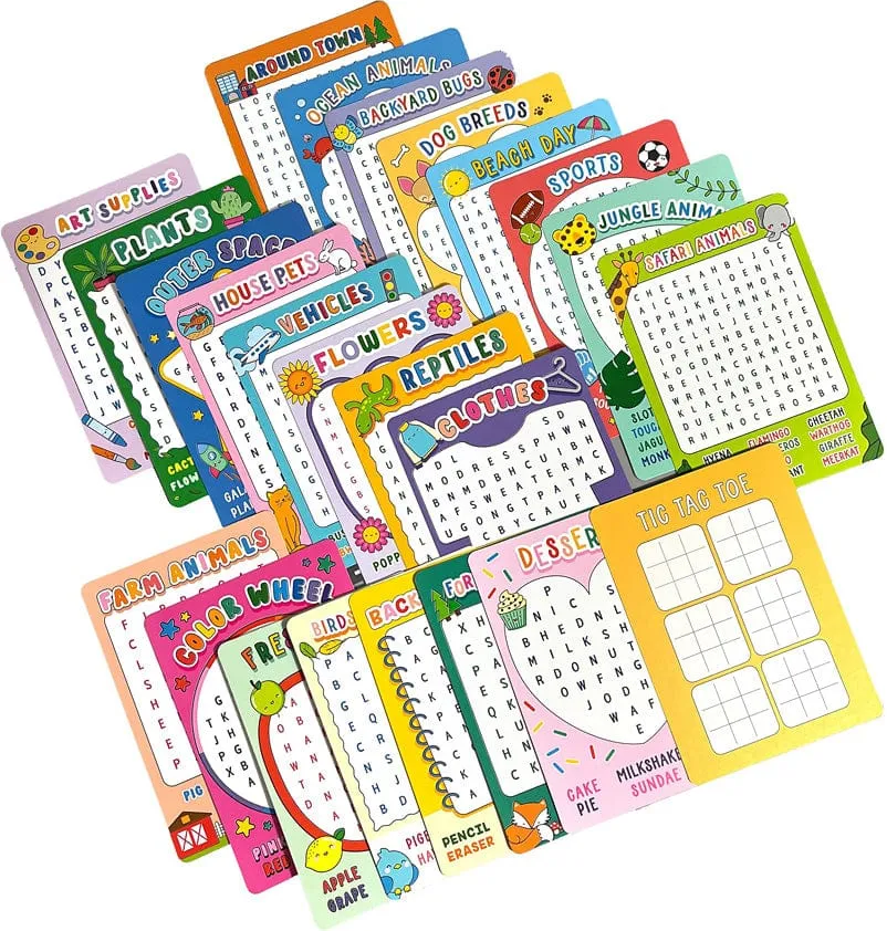 Ooly Word Search Activity Cards