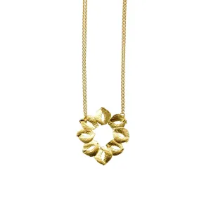 Organic Sculptured Gold Necklace