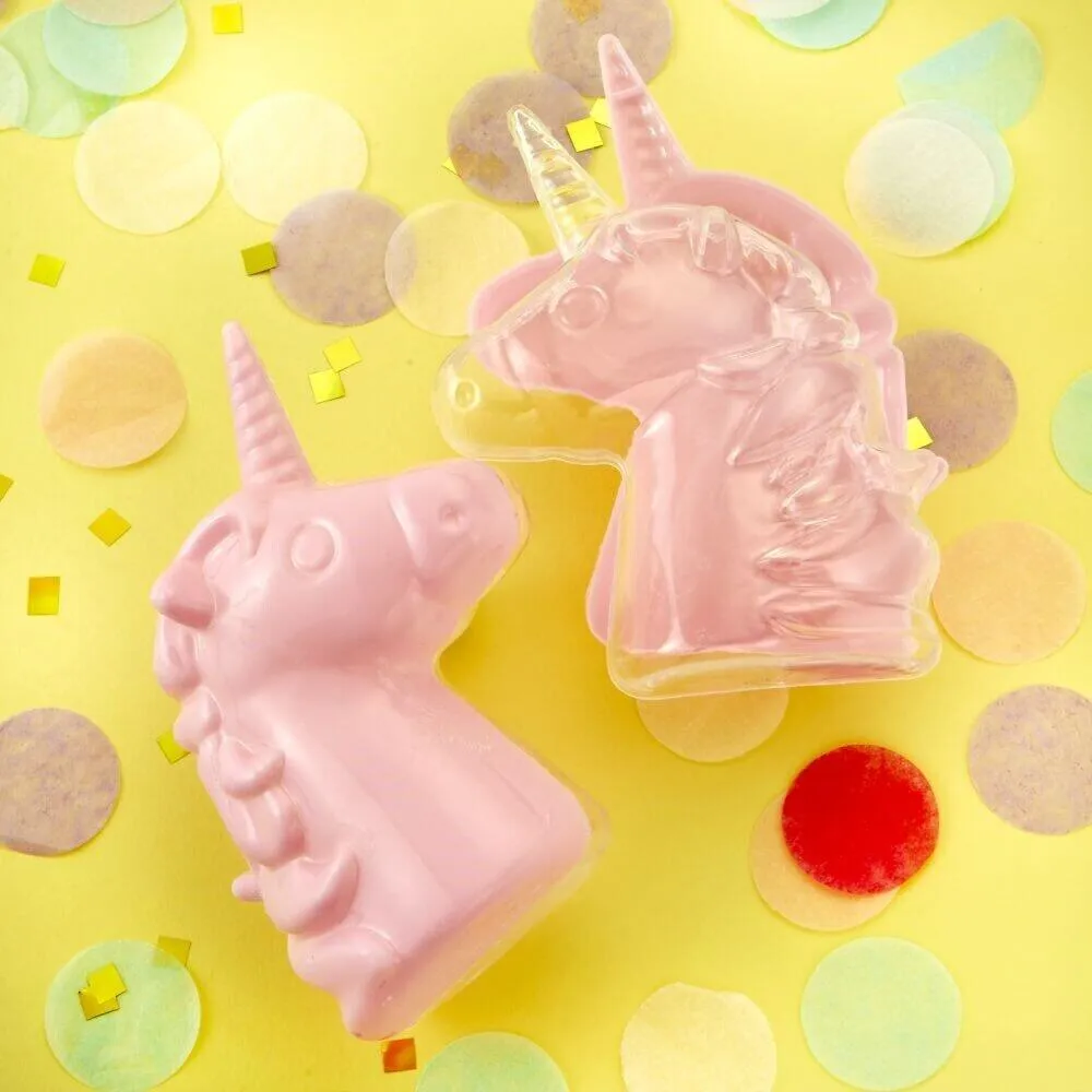 Pink Plastic Unicorn Candy Box -8 count