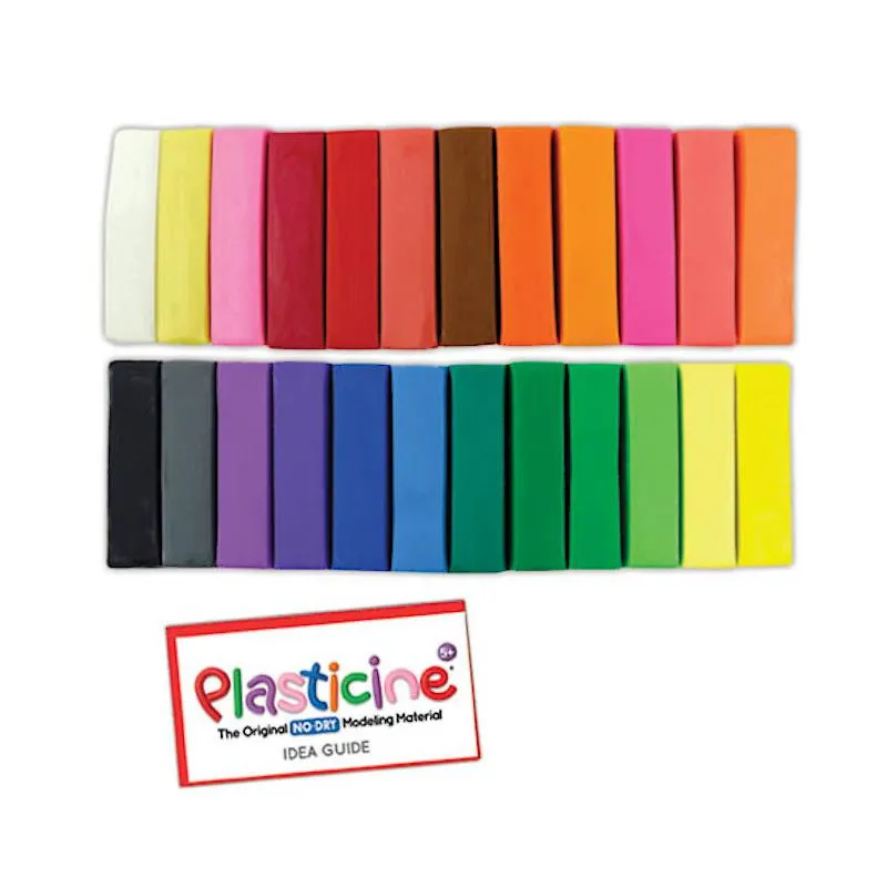 Plasticine 24 Colour Rainbow Play Pack