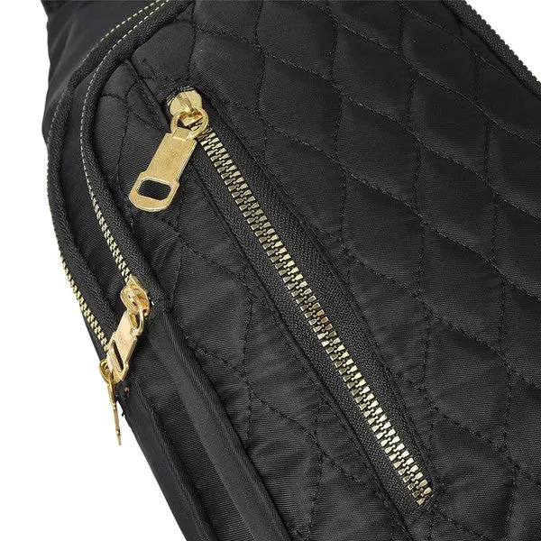 Practically Yours - Quilted Crossbody Sling Bag