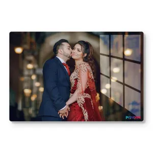 PRINTIAA 3MM-18x12inch-C/Horizontal Acrylic Photo Frame Print Personalized Wall Mount Frameless Picture Frame for Gifting on Birthday, Anniversary, Corporate and other Moments