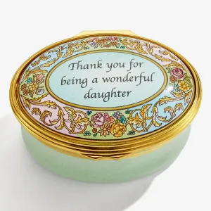 "Wonderful Daughter" Enamel Box