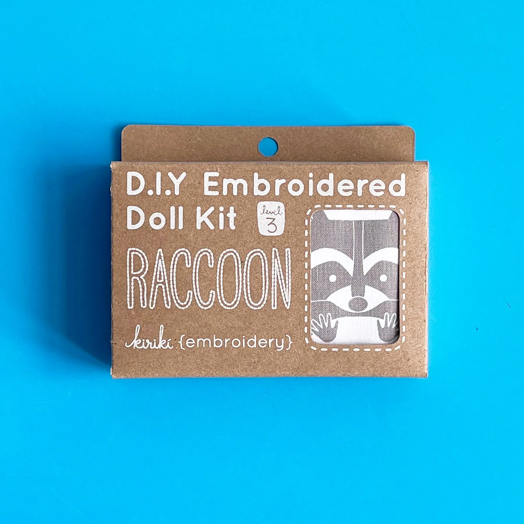 Raccoon Embroidery Kit