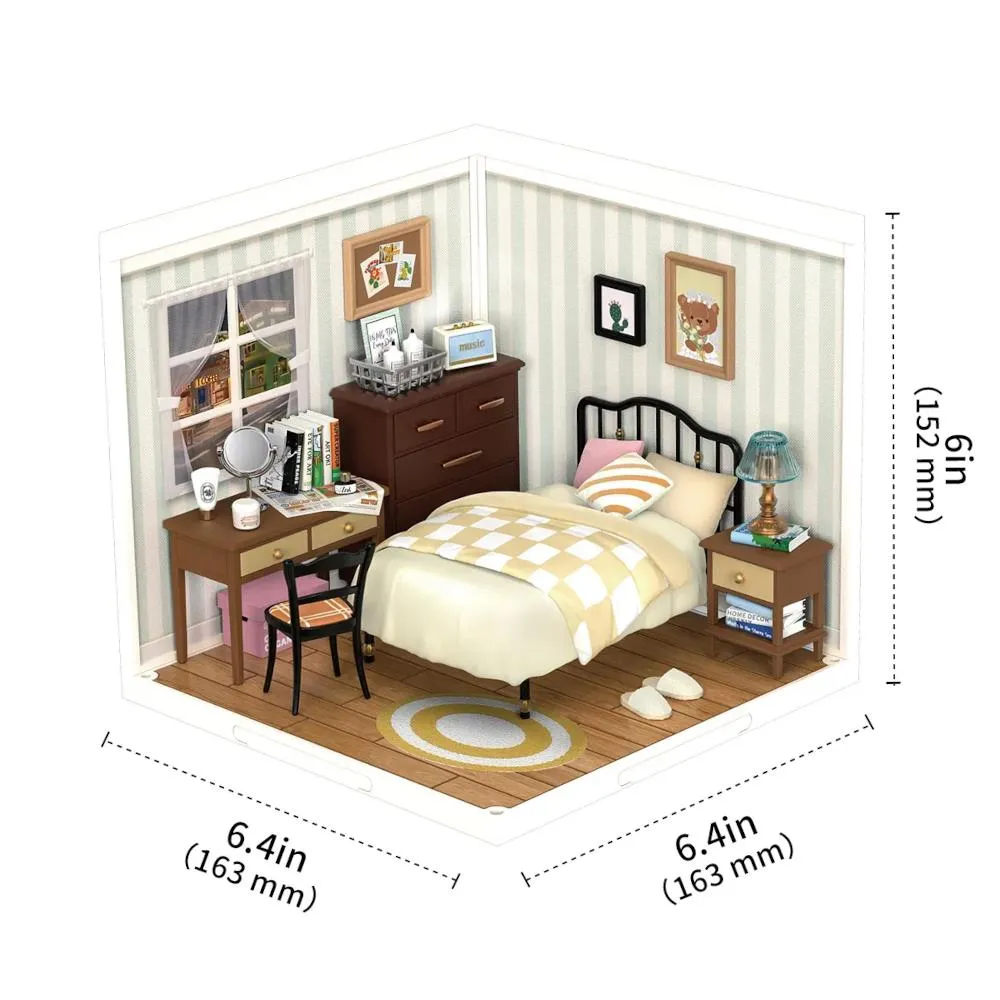 Robotime Rolife DIY Mini Model Kit - Sweet Dream Bedroom