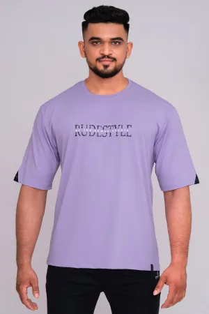 Rudestyle HD oversized T-Shirt - Lilac