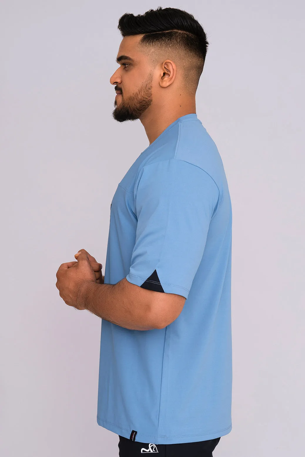 Rudestyle HD oversized T-Shirt - Maya Blue