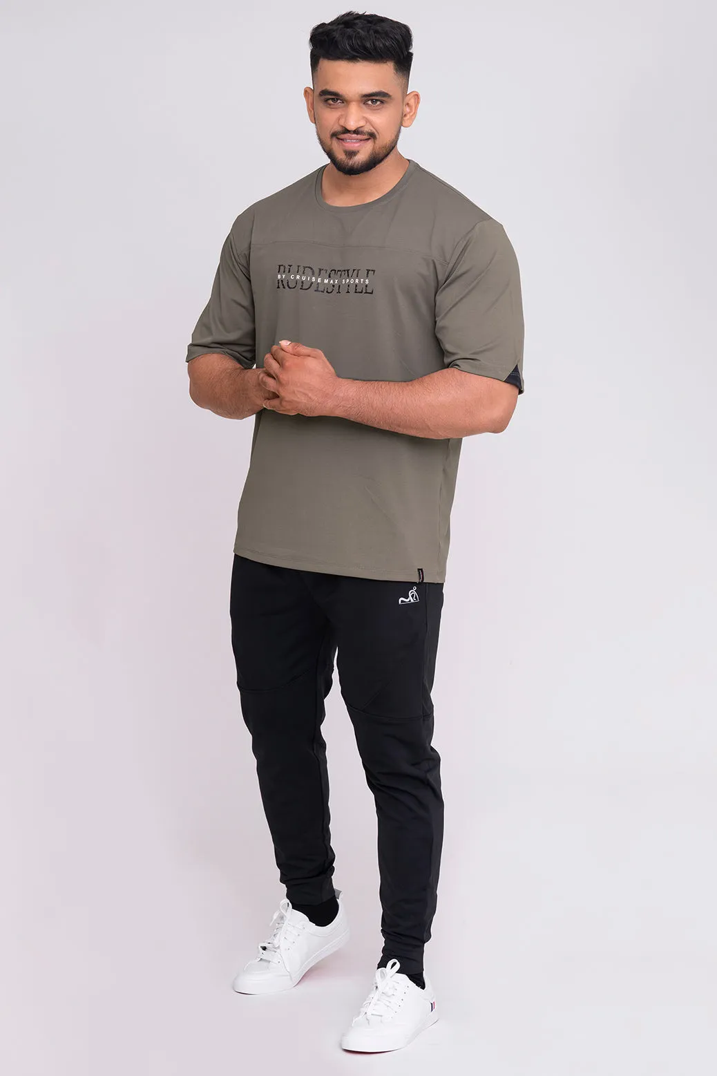 Rudestyle HD oversized T-Shirt - Mud Brown