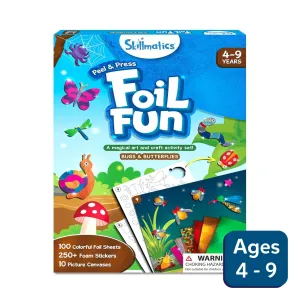 Skillmatics Foil Fun: Bugs & Butterflies No Mess Art Kit (Ages 4-9)