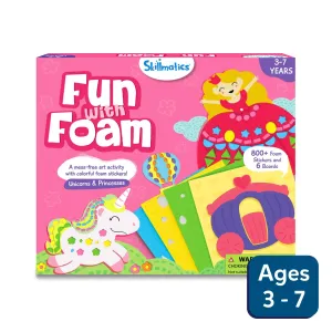 Skillmatics Fun with Foam: Unicorn & Princesses No Mess Sticker Art (Ages 3-7)