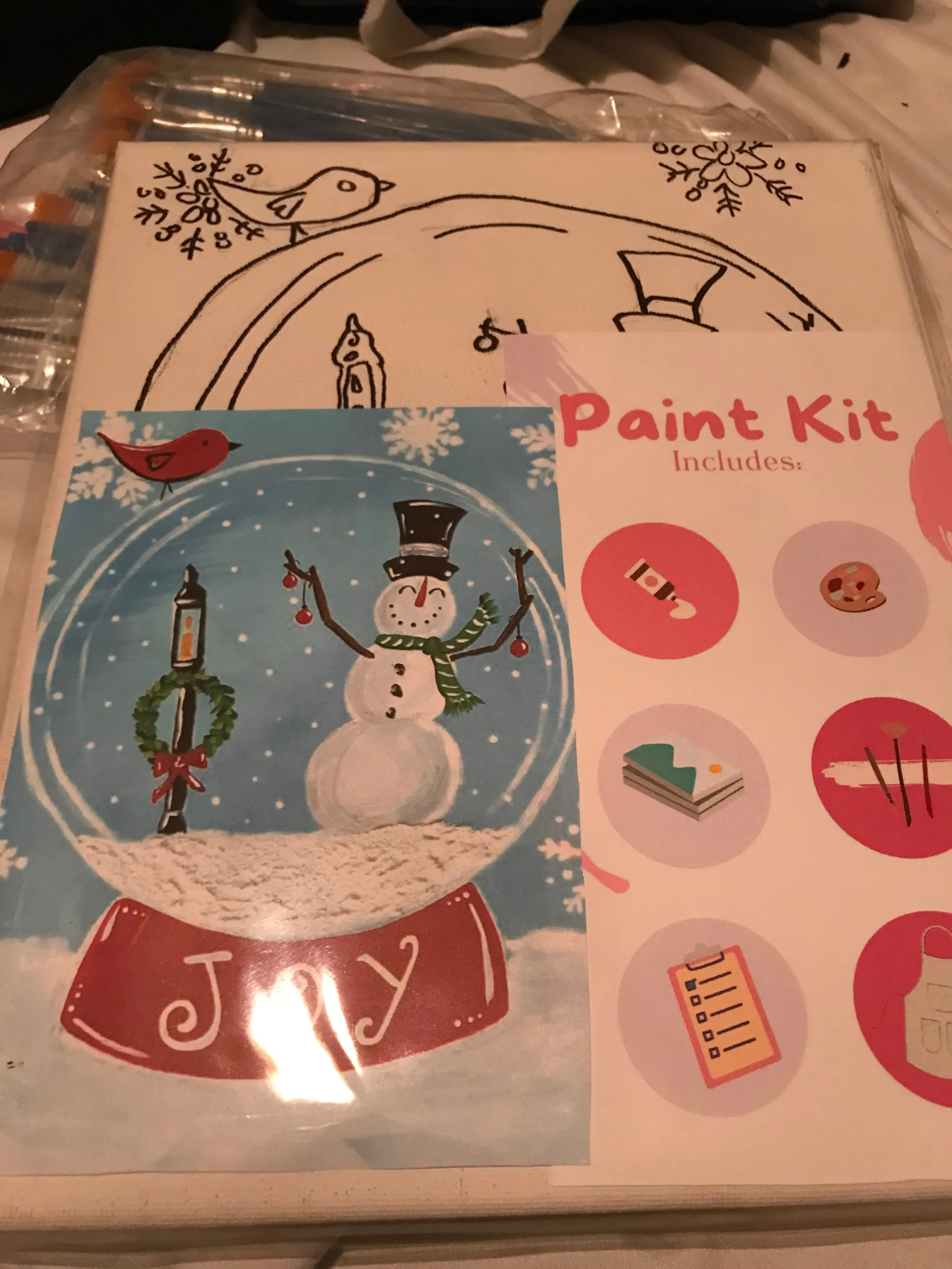 Snow Globe Paint Kit