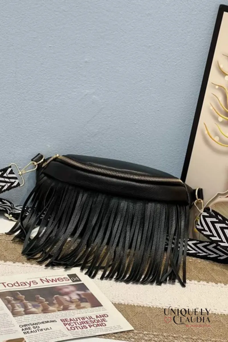 Sophia Fringe Convertible Crossbody