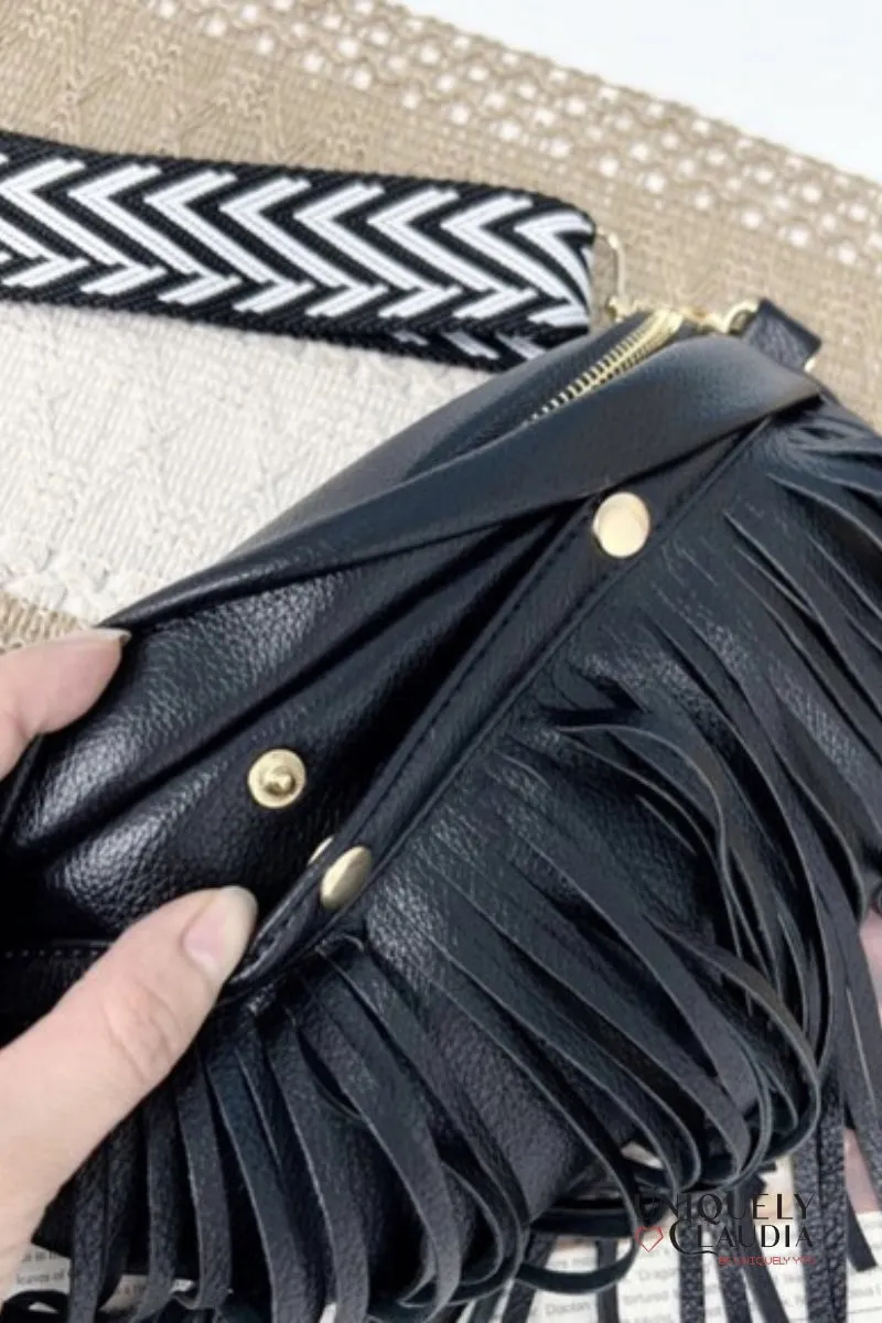 Sophia Fringe Convertible Crossbody