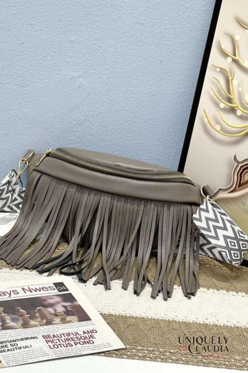 Sophia Fringe Convertible Crossbody