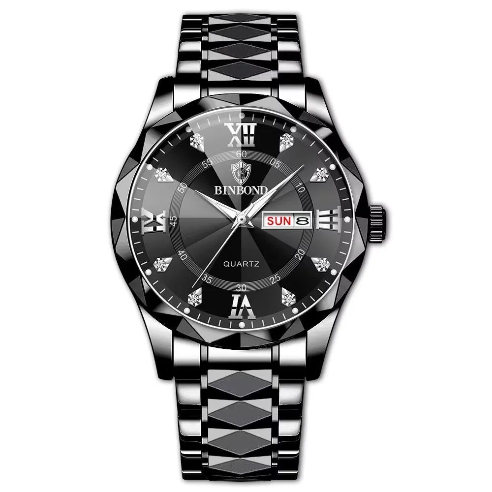 SteelElite Classic Quartz Calendar Watch