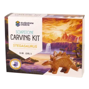 Studiostone Creative Soapstone Carving Kit - Stegosaurus