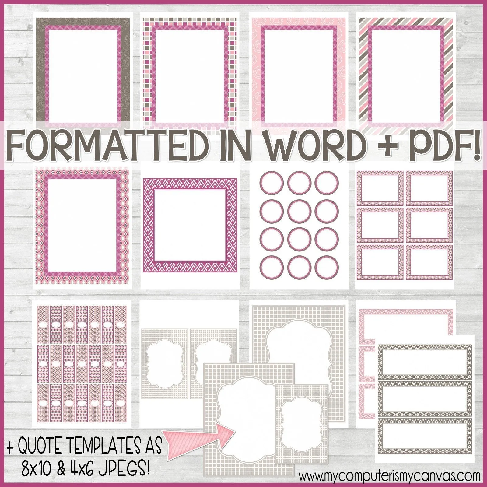 Sunday Lesson Kit #6 {Blank Editable Template} PRINTABLE