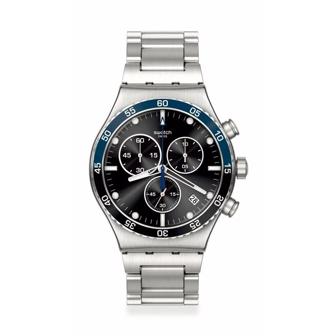 Swatch Irony Dark Blue Iron Watch