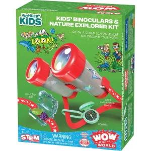 Thames & Kosmos Wow in the World: Kids' Binoculars & Nature Explorer Kit