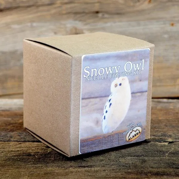 The General Bean Needle Felting Kit - Snowy Owl