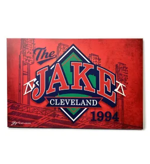 The Jake Canvas Artwork - Red