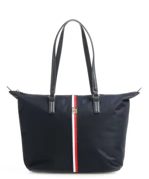 Tommy Hilfiger Poppy Tote Bag Nylon Navy Ð AW0AW11368