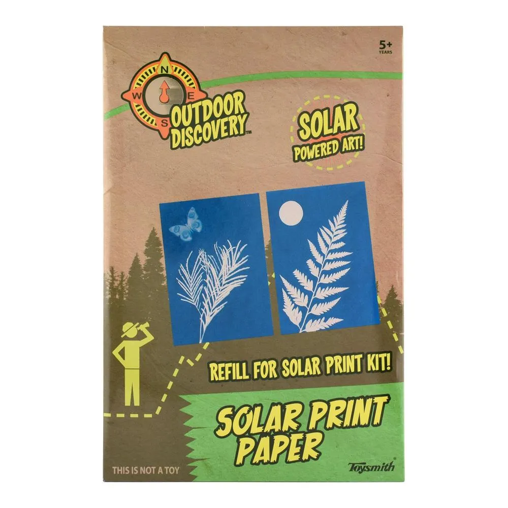 Toysmith Outdoor Discovery Solar Print Paper