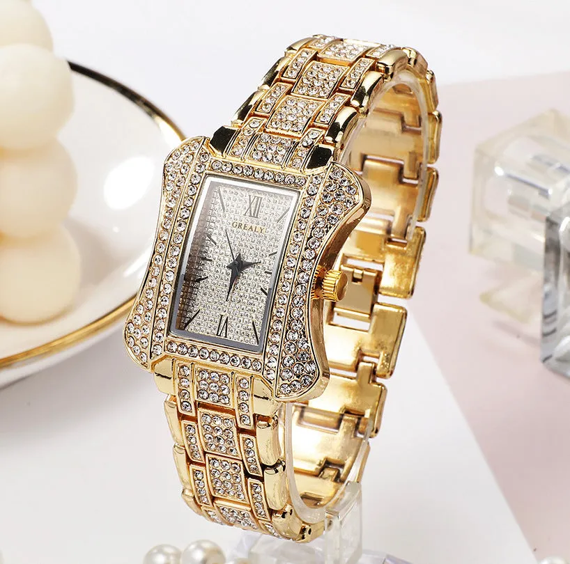 W3807 - Diamond Box Style Watch