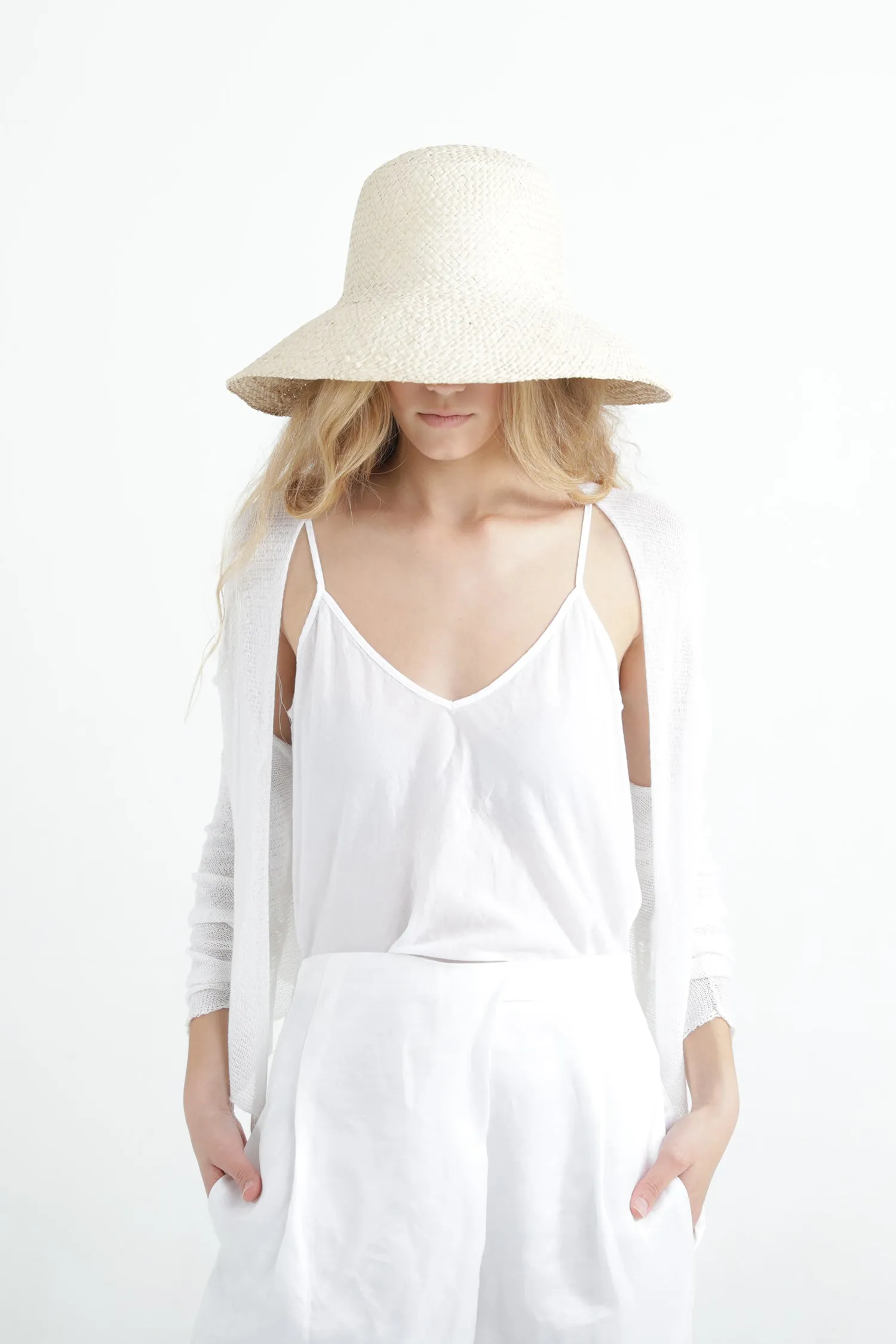 White Short Light Bamboo Cardigan