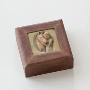 Willow Tree Quiet Strength, sculpted hand-painted memory box