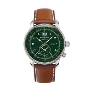 ZEPPELIN QUARTZ WATCH WITH DUAL TIME 8644-4